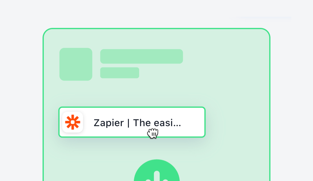 Create group by dropping tab