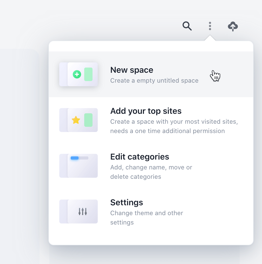 Create group with no tabs