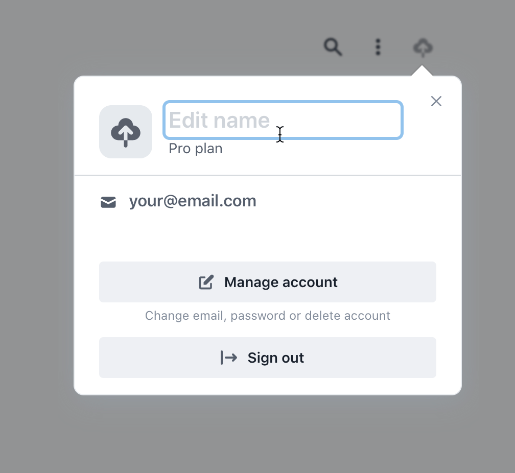 Change username