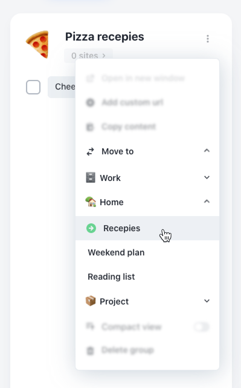 Move to workspace