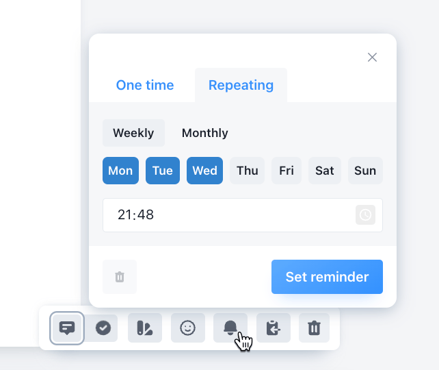 Note reminder
