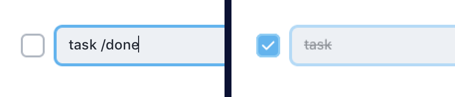 Notes shortcuts
