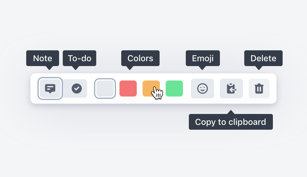 Text toolbar