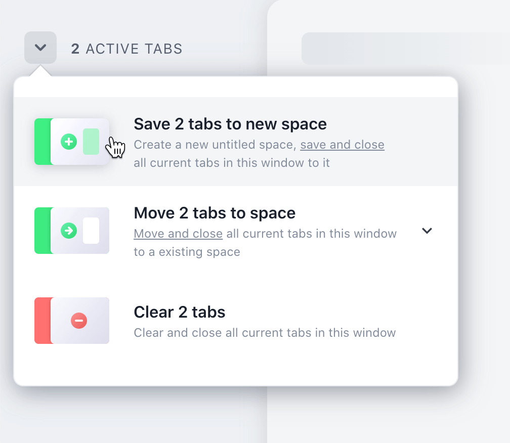 Create group with mutiple tabs