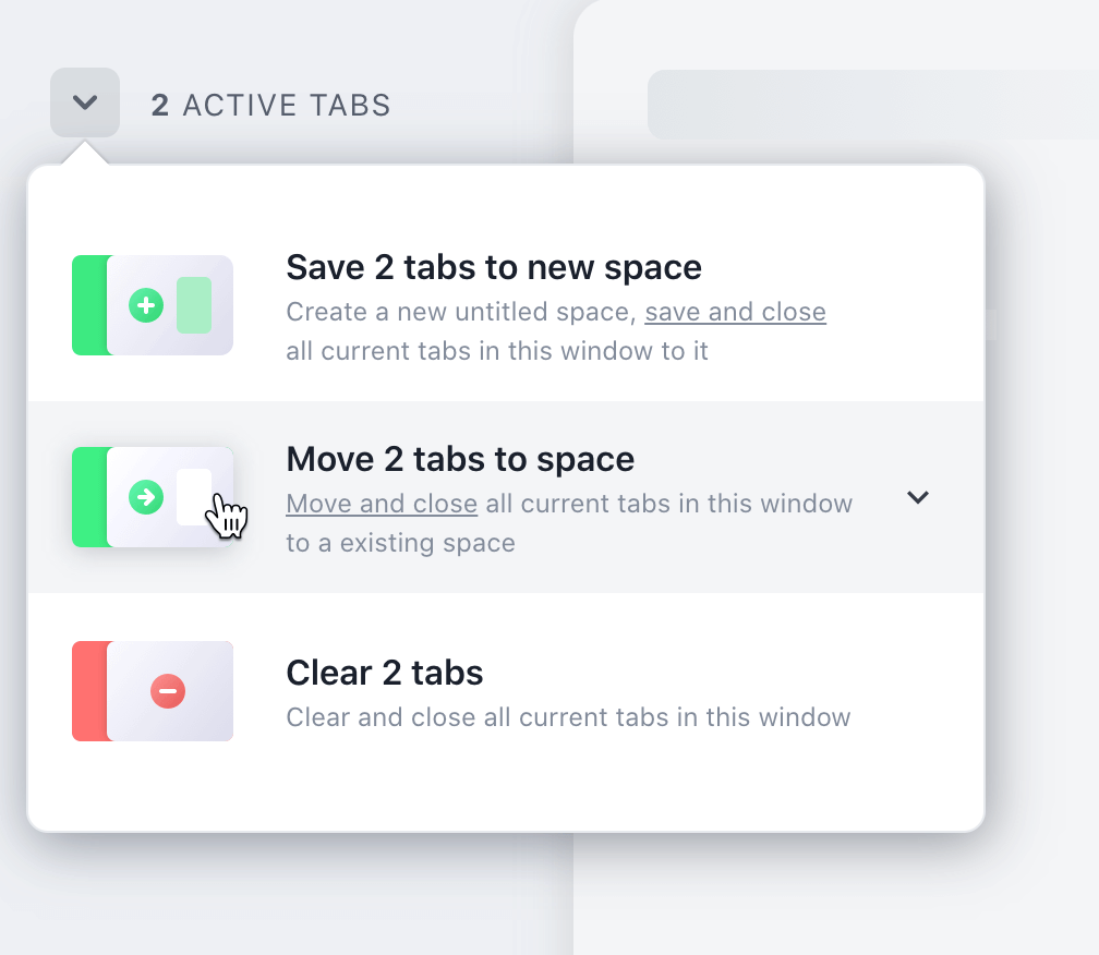 Move tabs into group